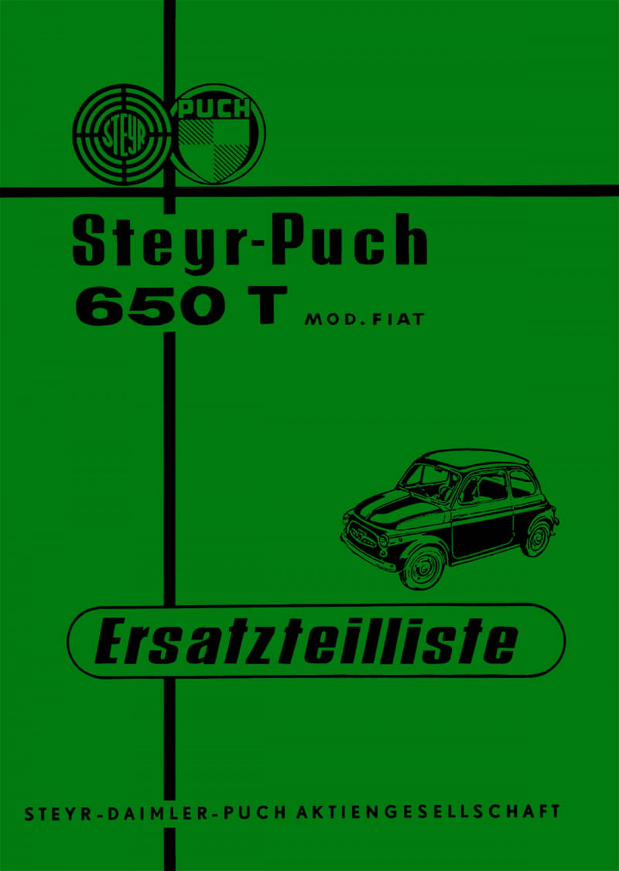 Puch 650 T Ersatzteilkatalog