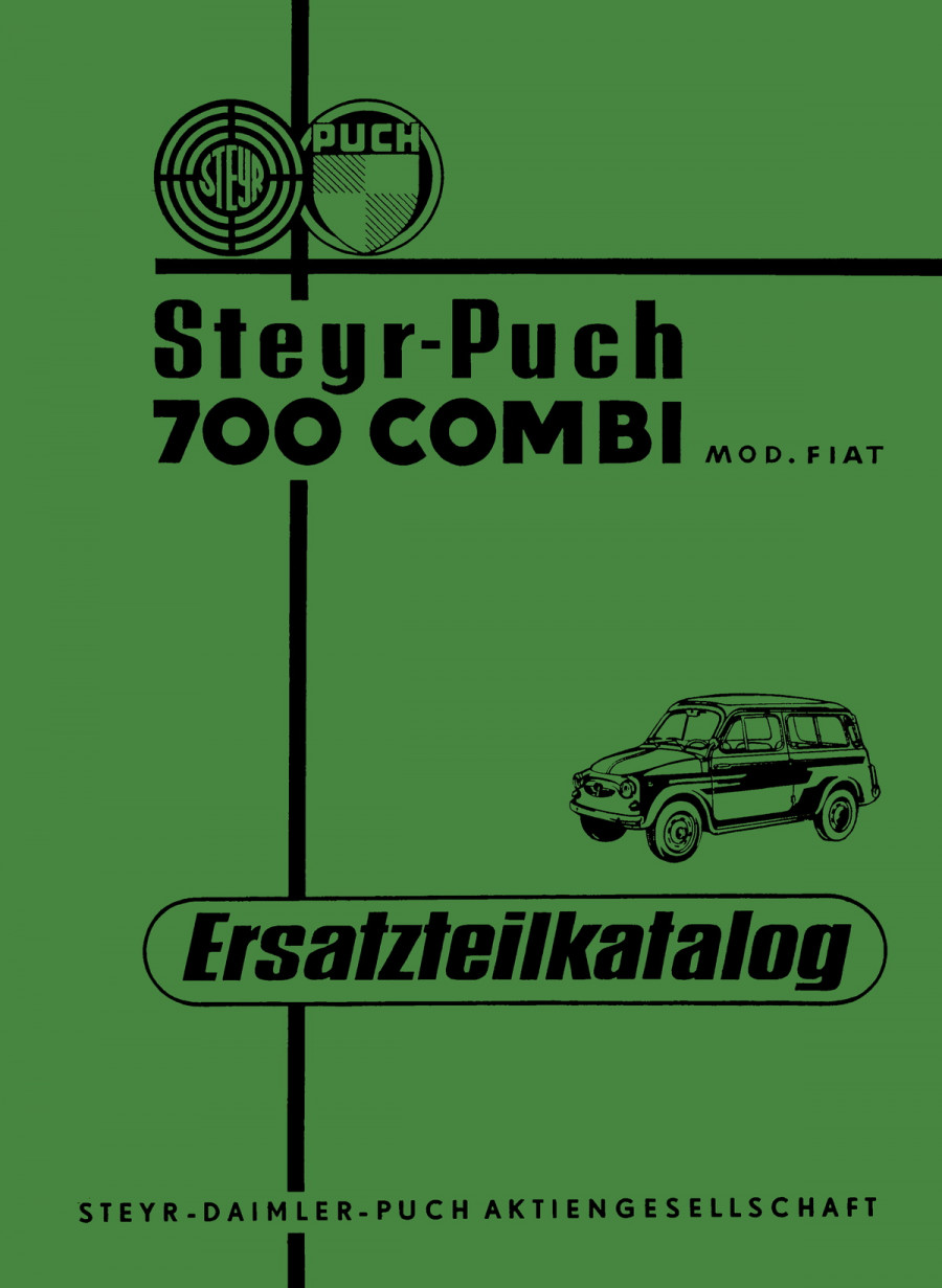 Puch 700 C und E Combi, Ersatzteilkatalog