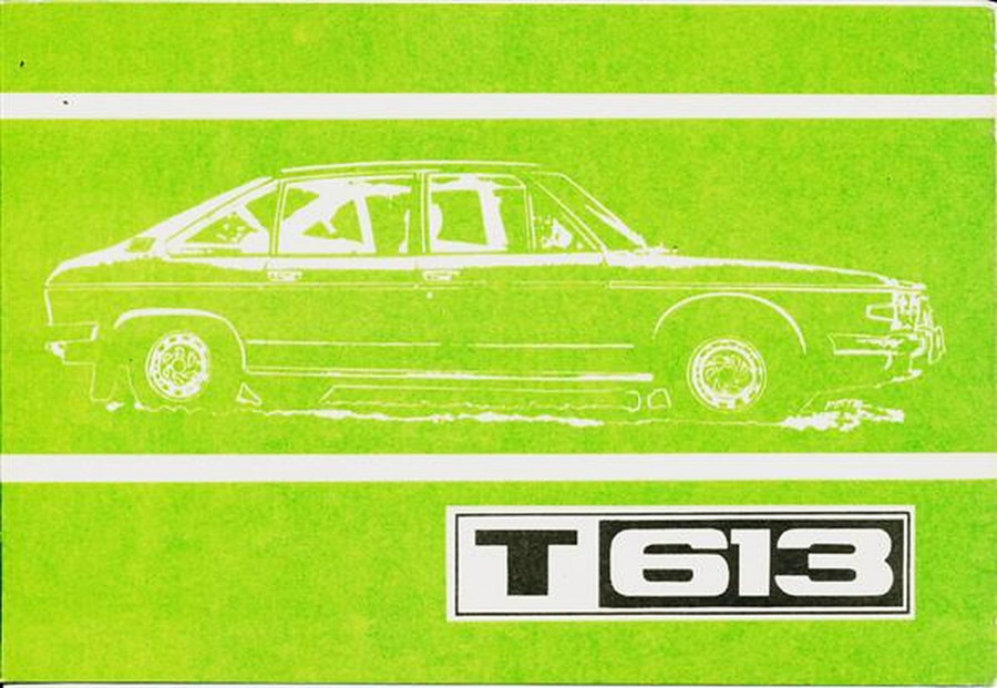 Tatra 613, Betriebsanleitung