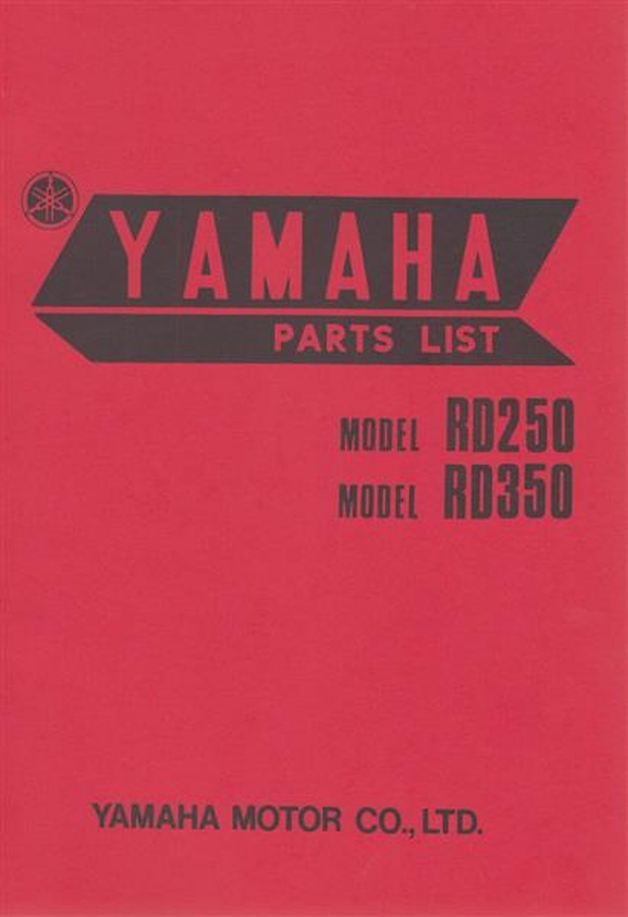Yamaha RD 250, RD 350 (Europa), Parts list
