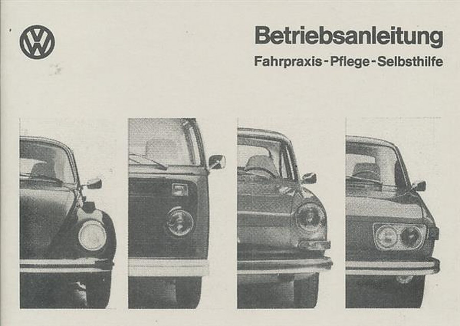 VW Käfer, Cabrio, Bus, Transporter, Variant, Combi Betriebsanleitung Teil 2