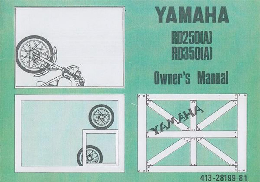 Yamaha RD 250 (A) und RD 350 (A), Owner's Manual