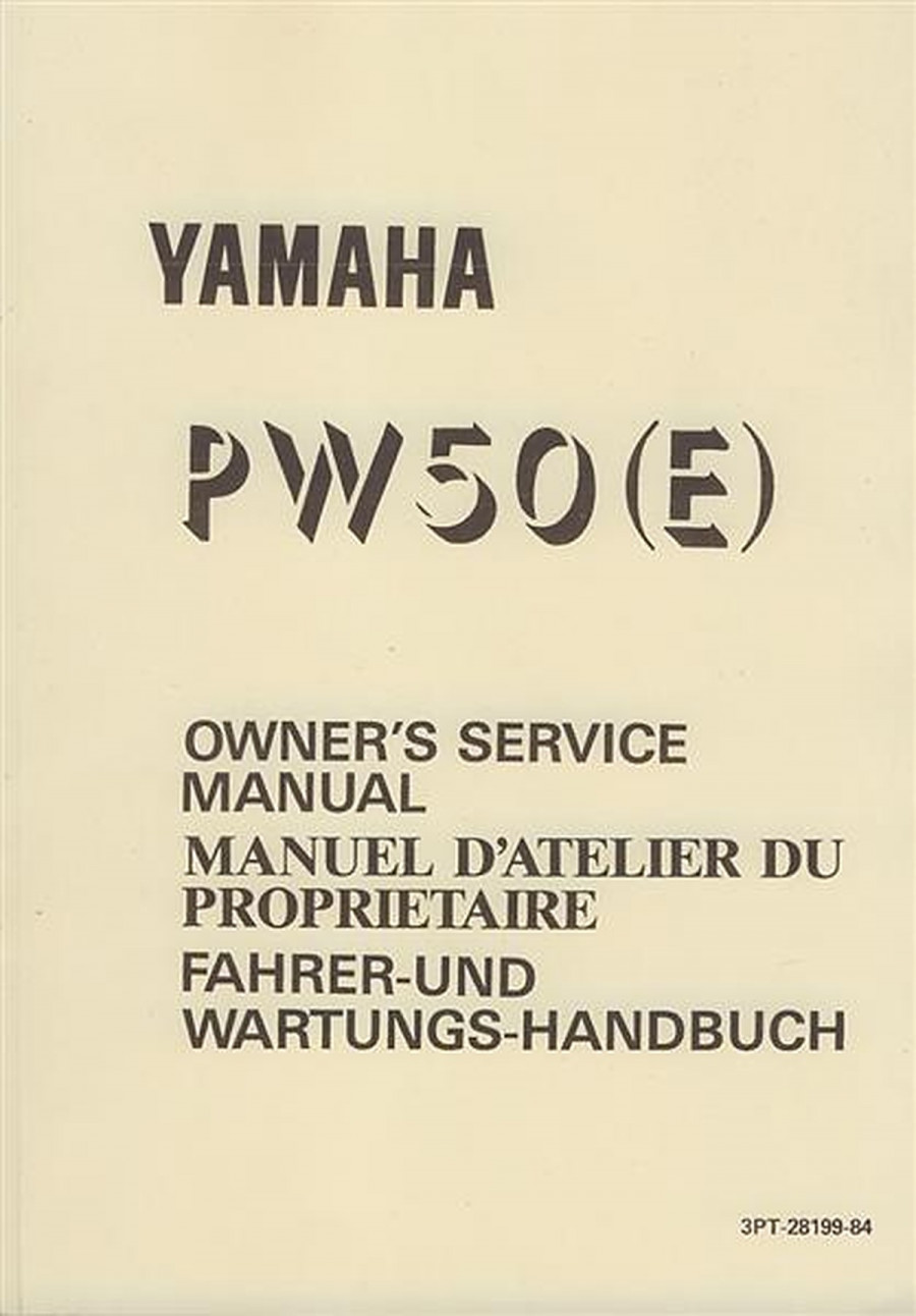 Yamaha PW 50 (E), Enduromoped für Kinder, Betriebs- und Reparaturanleitung