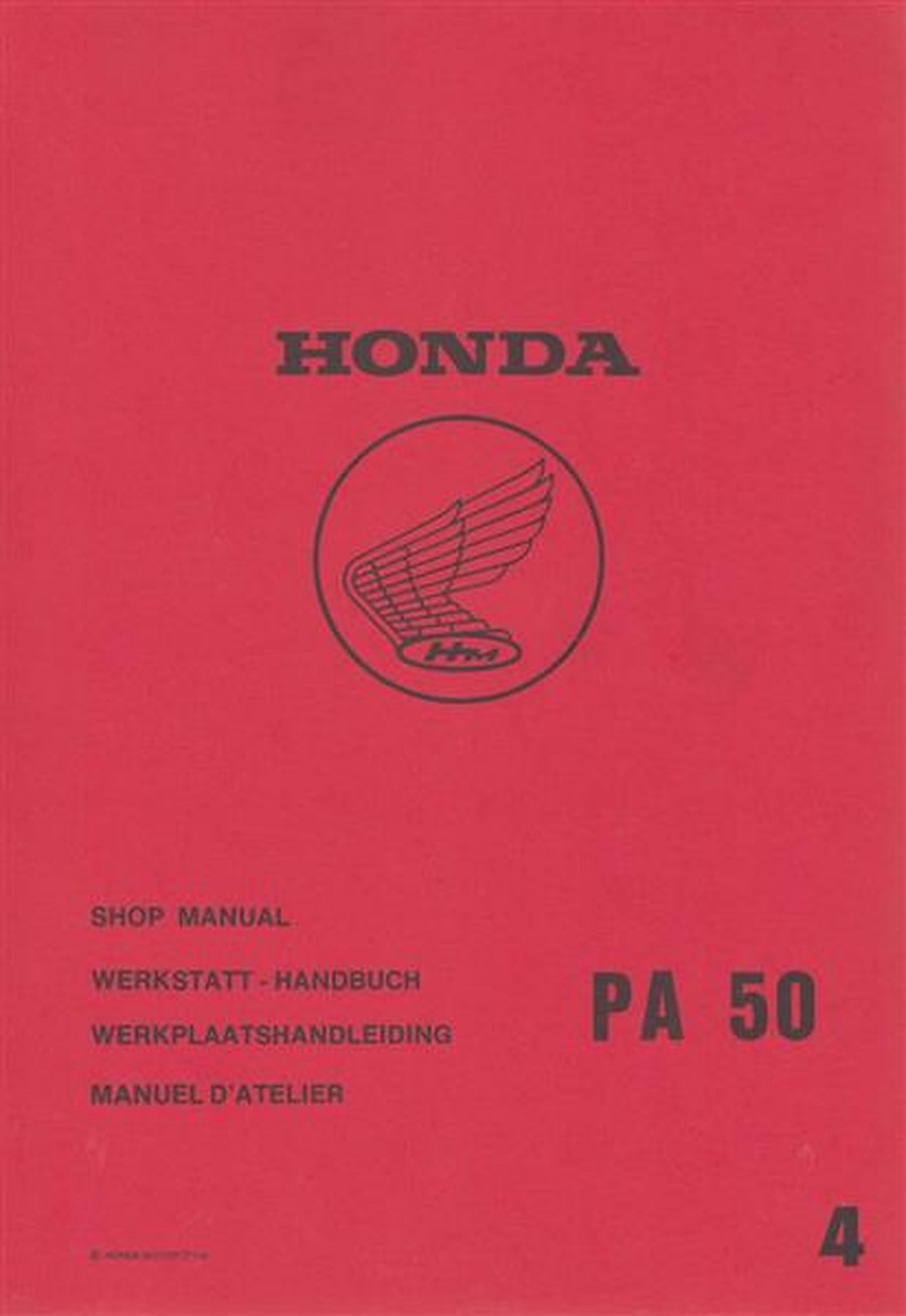 Honda PA50 Reparaturanleitung