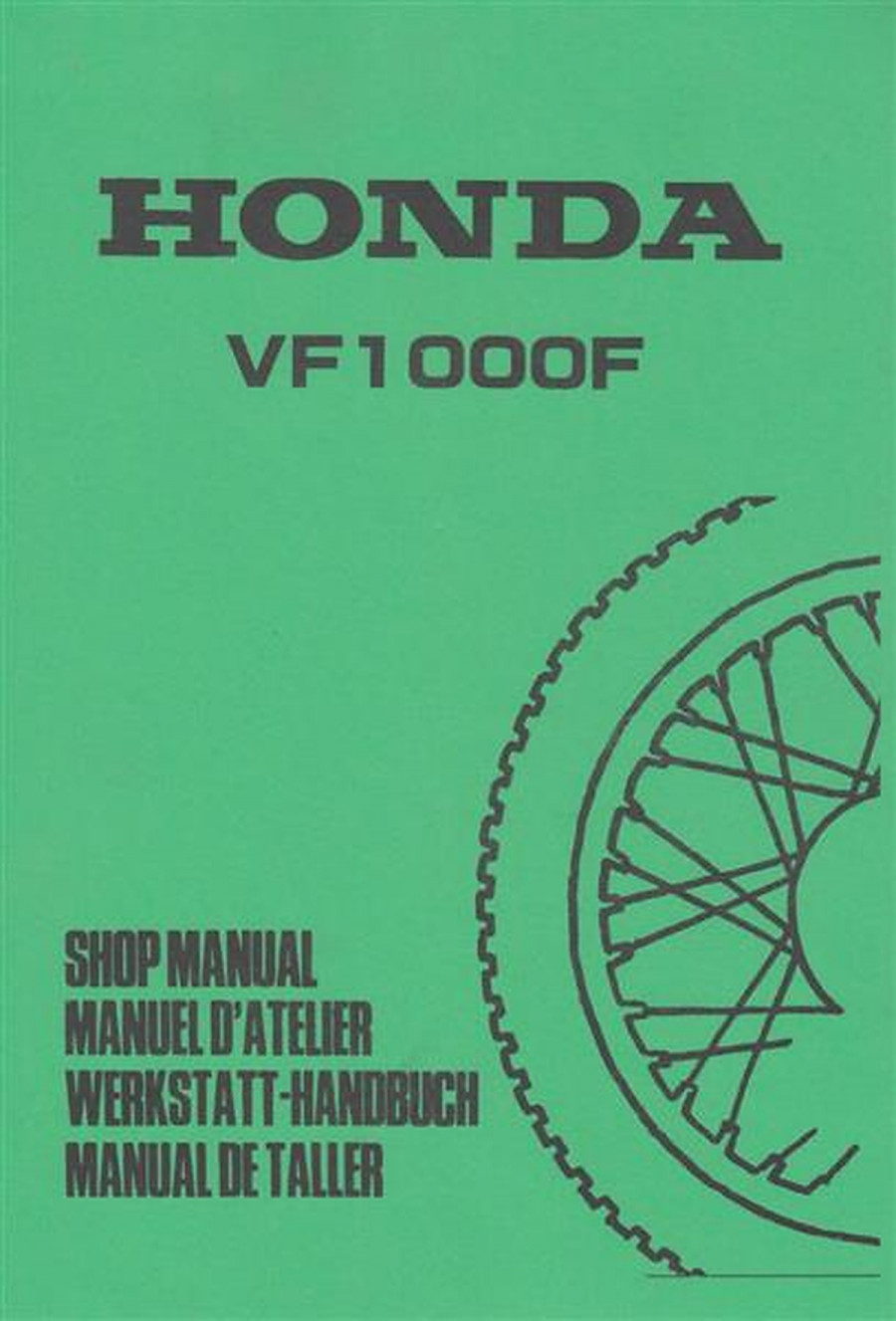 Honda VF1000F Werkstatthandbuch