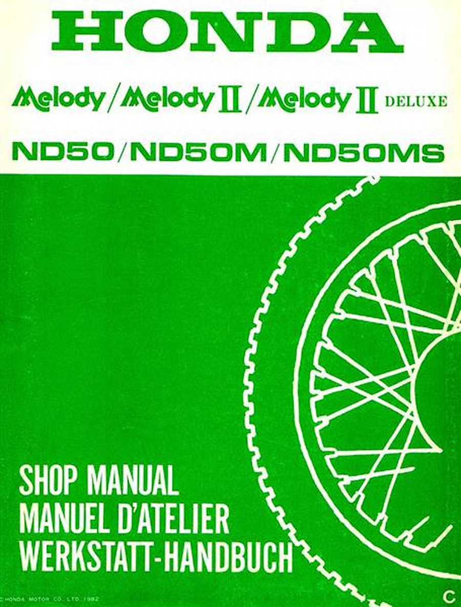 Honda ND50 ND50M ND50MS Werkstatthandbuch