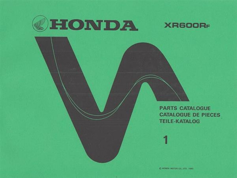 Honda XR600RF Teilekatalog