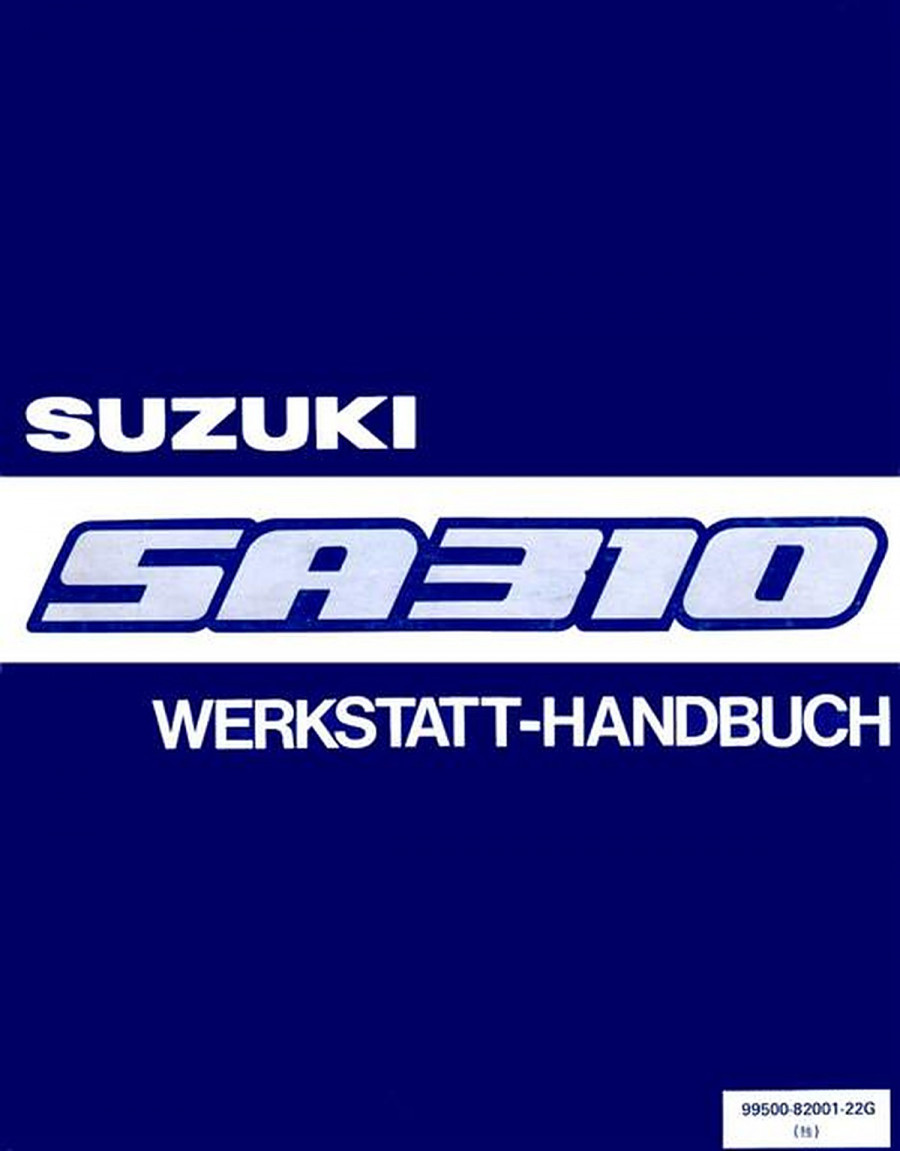 Suzuki SA310 Werkstatthandbuch