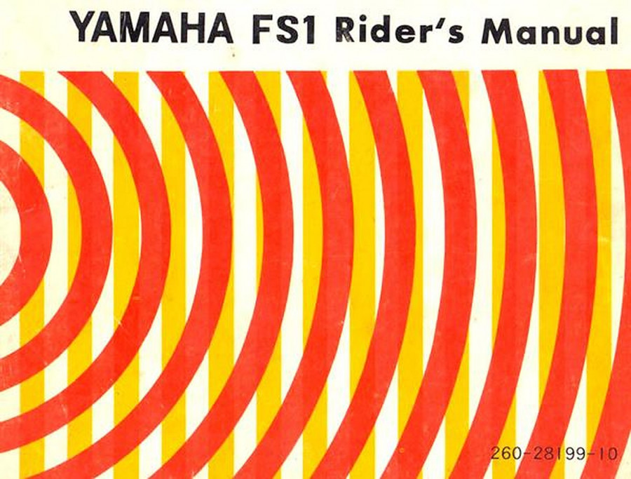 Yamaha FS 1, Rider's Manual