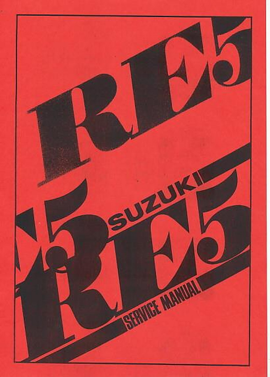 Suzuki RE5 Servive Manual