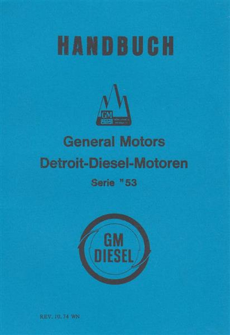 General Motors, Detroit-Diesel-Motor, Serie 53, Handbuch