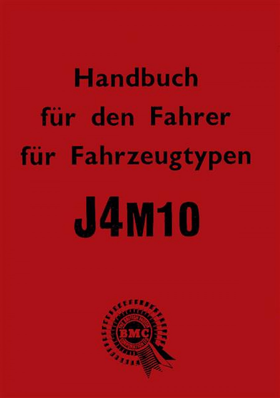 British Leyland J4M10 Handbuch für den Fahrer