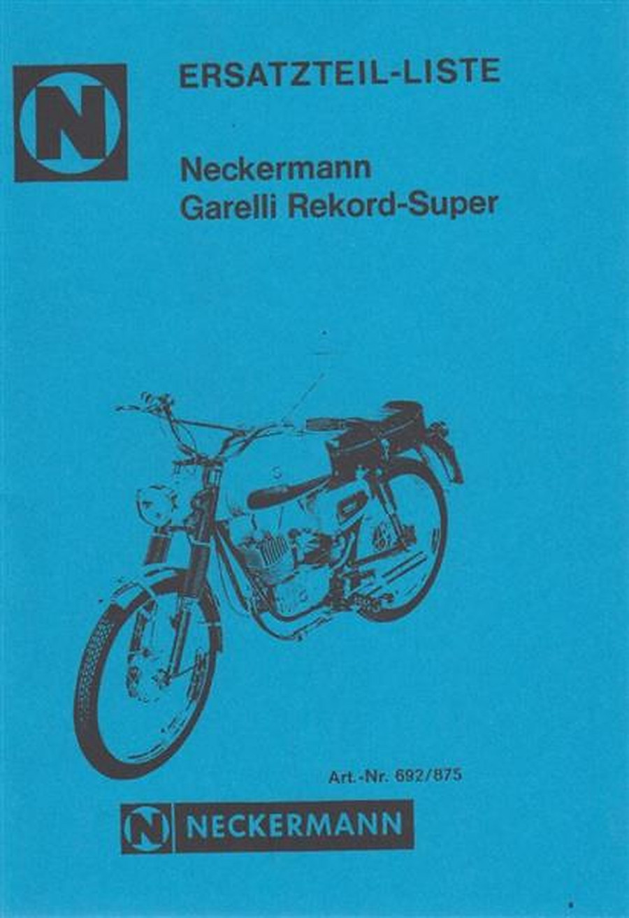 Garelli Rekord-Super Ersatzteilliste
