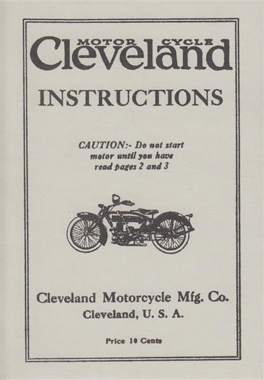 Cleveland Motorcycle Instructions