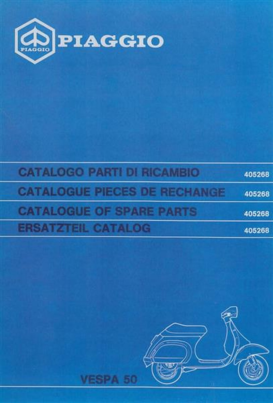 Piaggio Vespa 50 (V5N1T), Ersatzteilkatalog