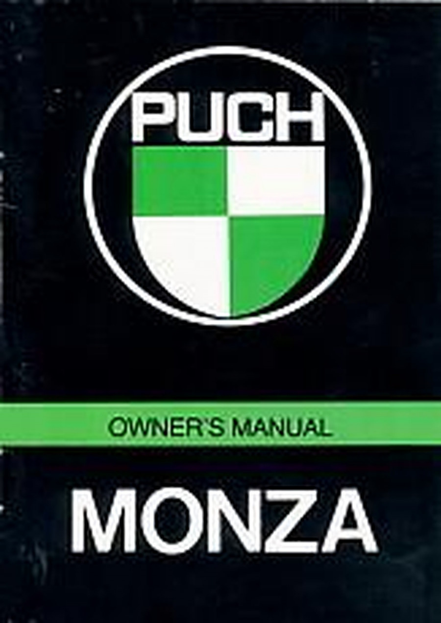 Puch Moped Monza Owner´s Manual