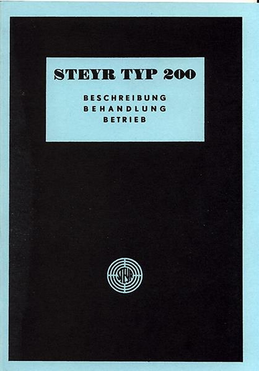 Steyr Typ 200 PKW Betriebsanleitung