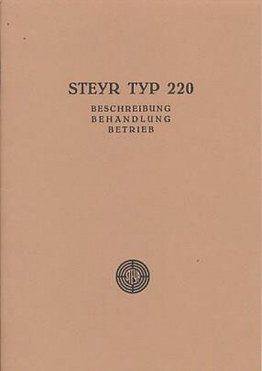 Steyr Typ 220 Betriebsanleitung
