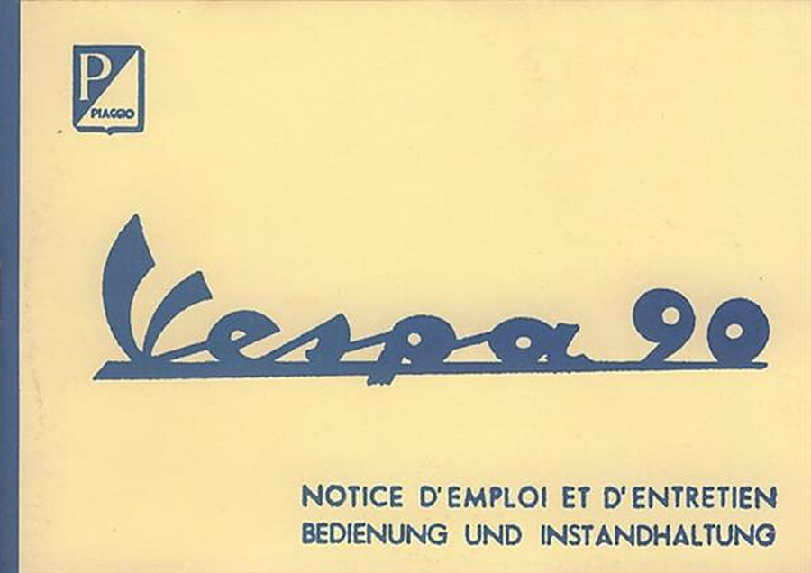 Vespa 90 Betriebsanleitung