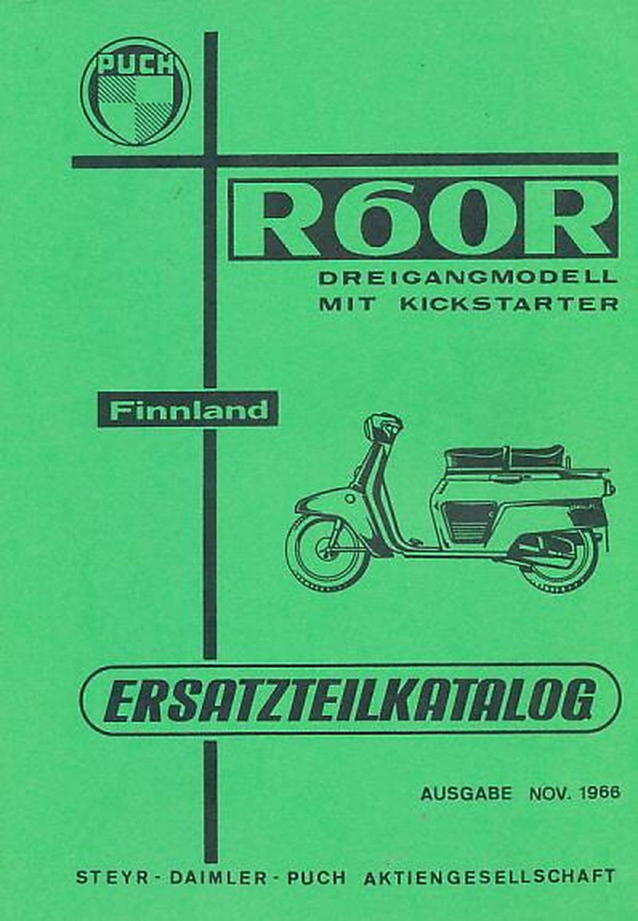 Puch R 60 R (Finnland) Ersatzteilkatalog
