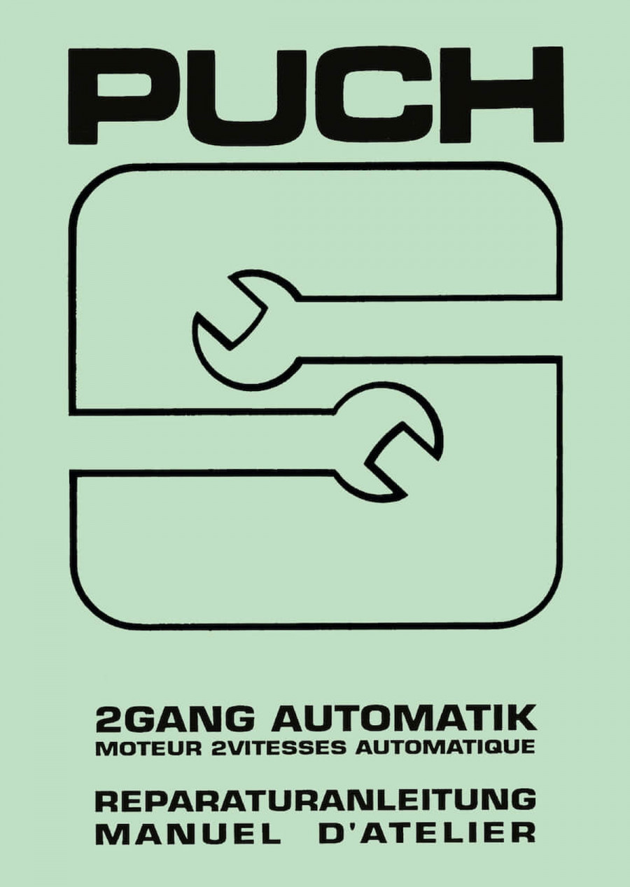 Puch 2-Gang-Automatik-Motor Reparaturanleitung