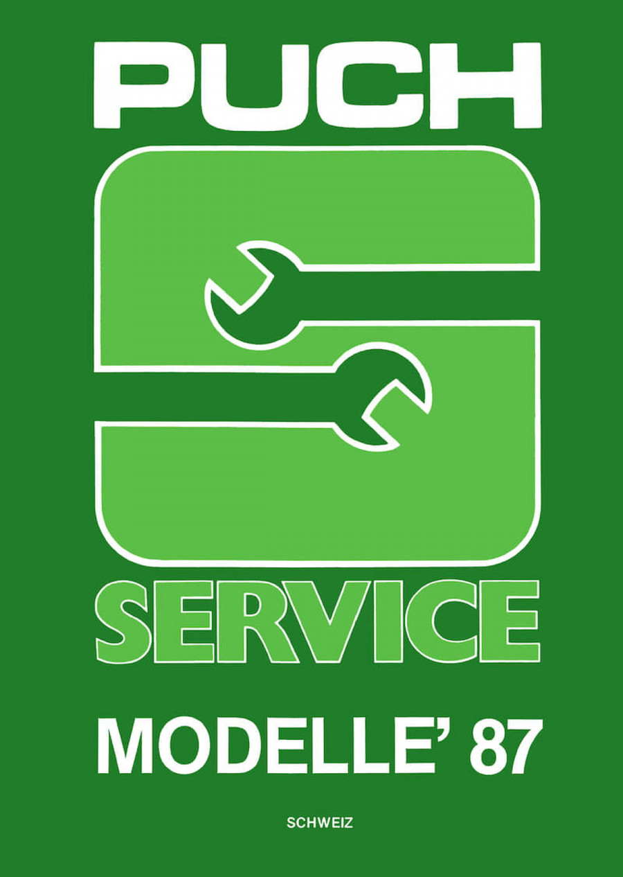 Puch Service Modelle 1987 Schweiz