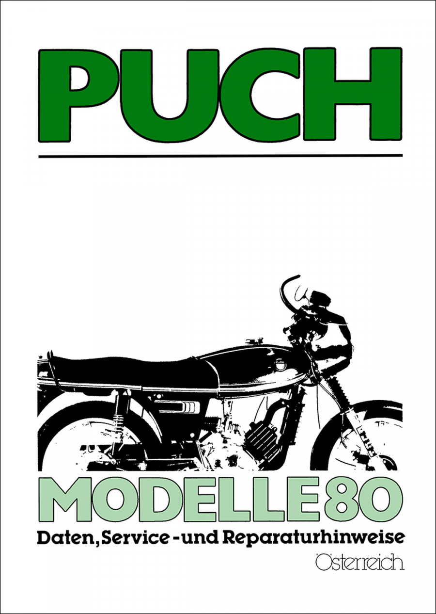 Puch Modelle 1980, Daten, Service, Reparaturhinweise