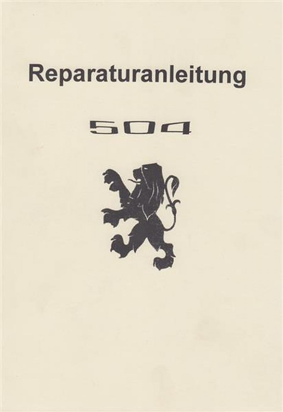 Peugeot 504 Reparaturanleitung
