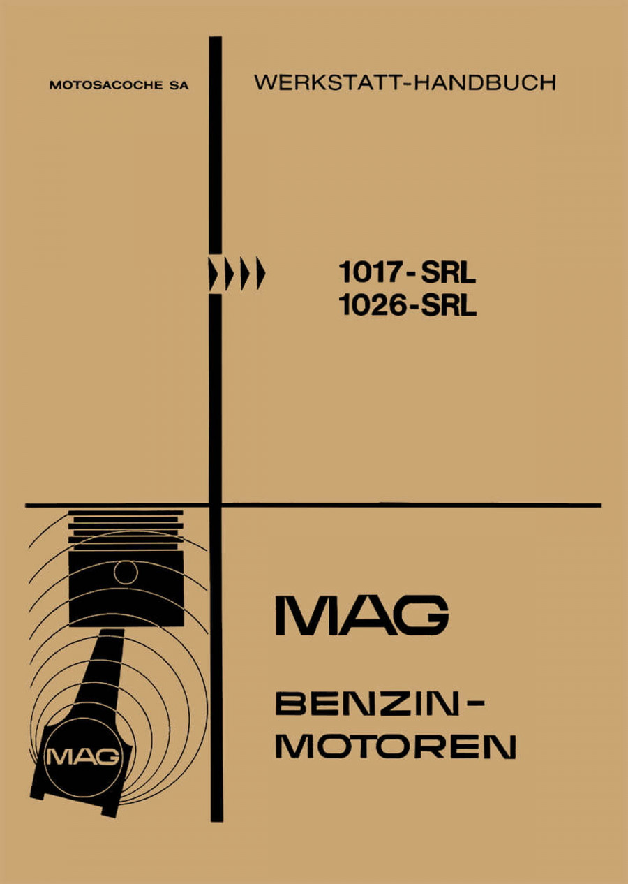 MAG 1017-SRL und 1026-SRL Werkstatt-Handbuch