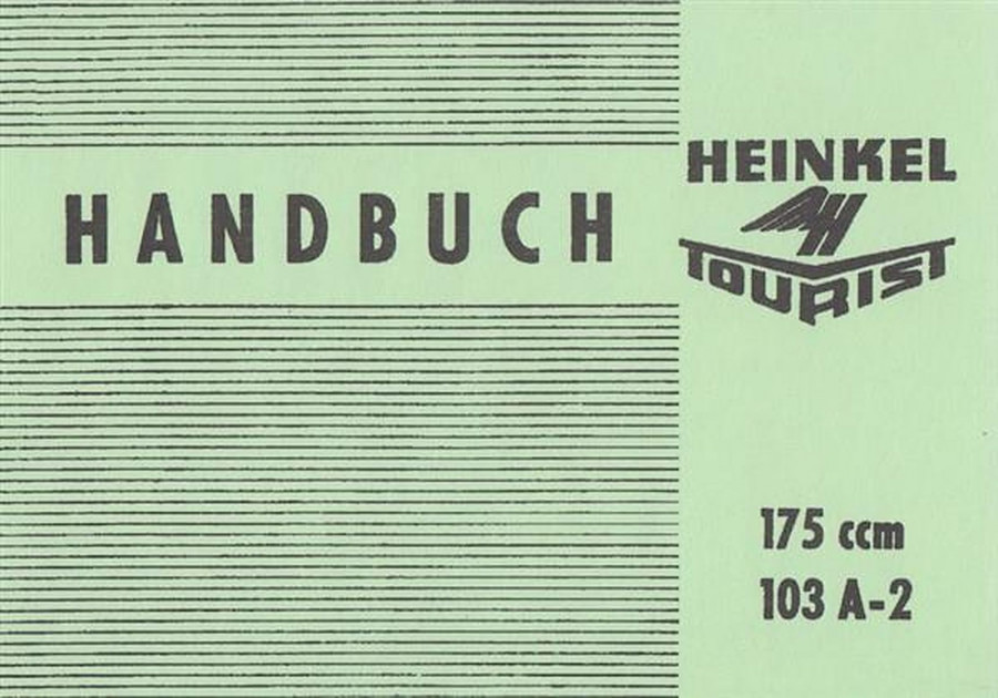 Heinkel Tourist-Roller 103 A-2 175 ccm, Handbuch
