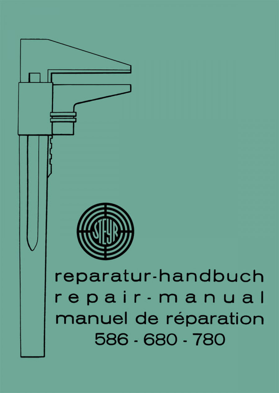 Steyr 586, 680, 780 Reparaturanleitung