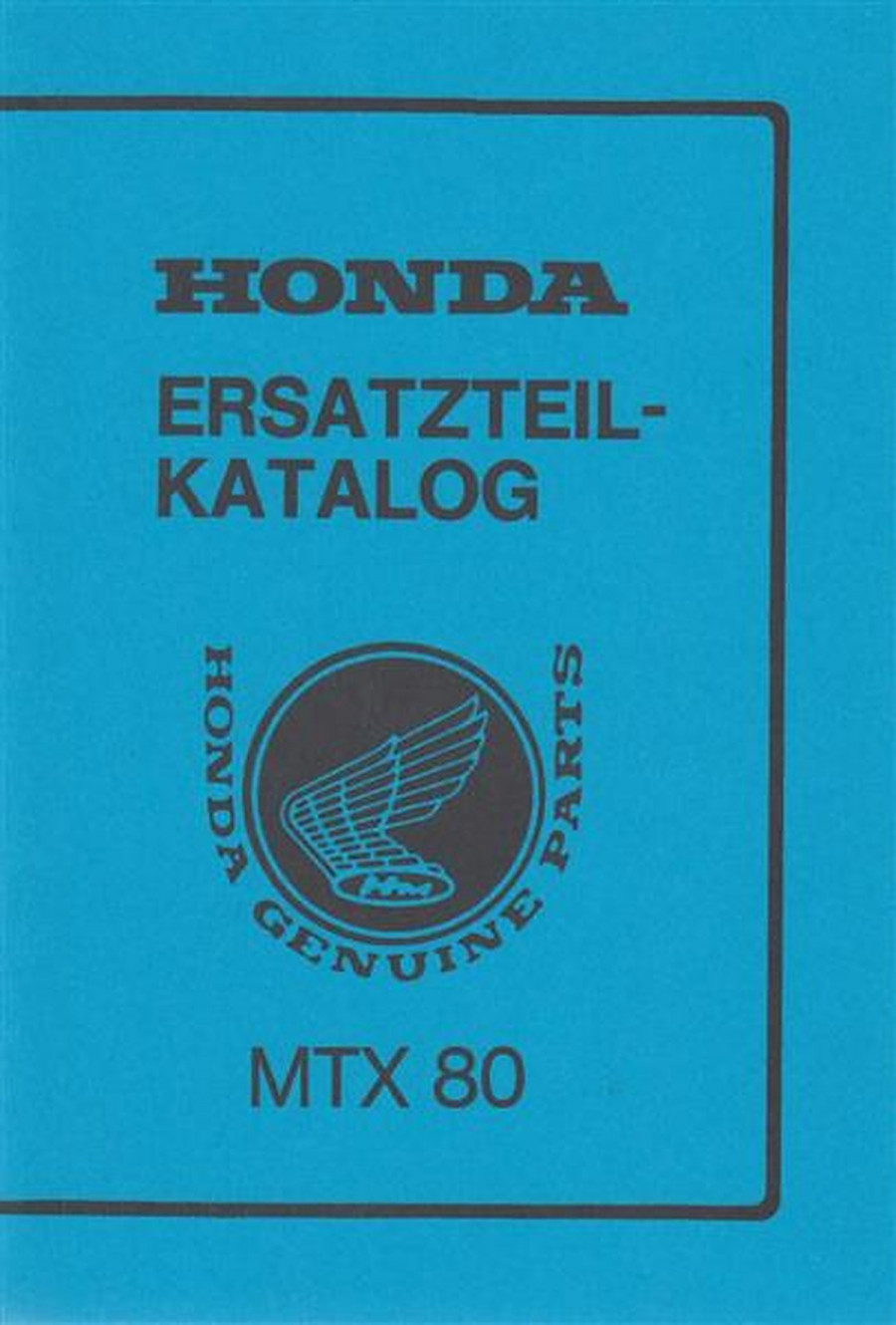 Honda MTX80 Ersatzeilkatalog