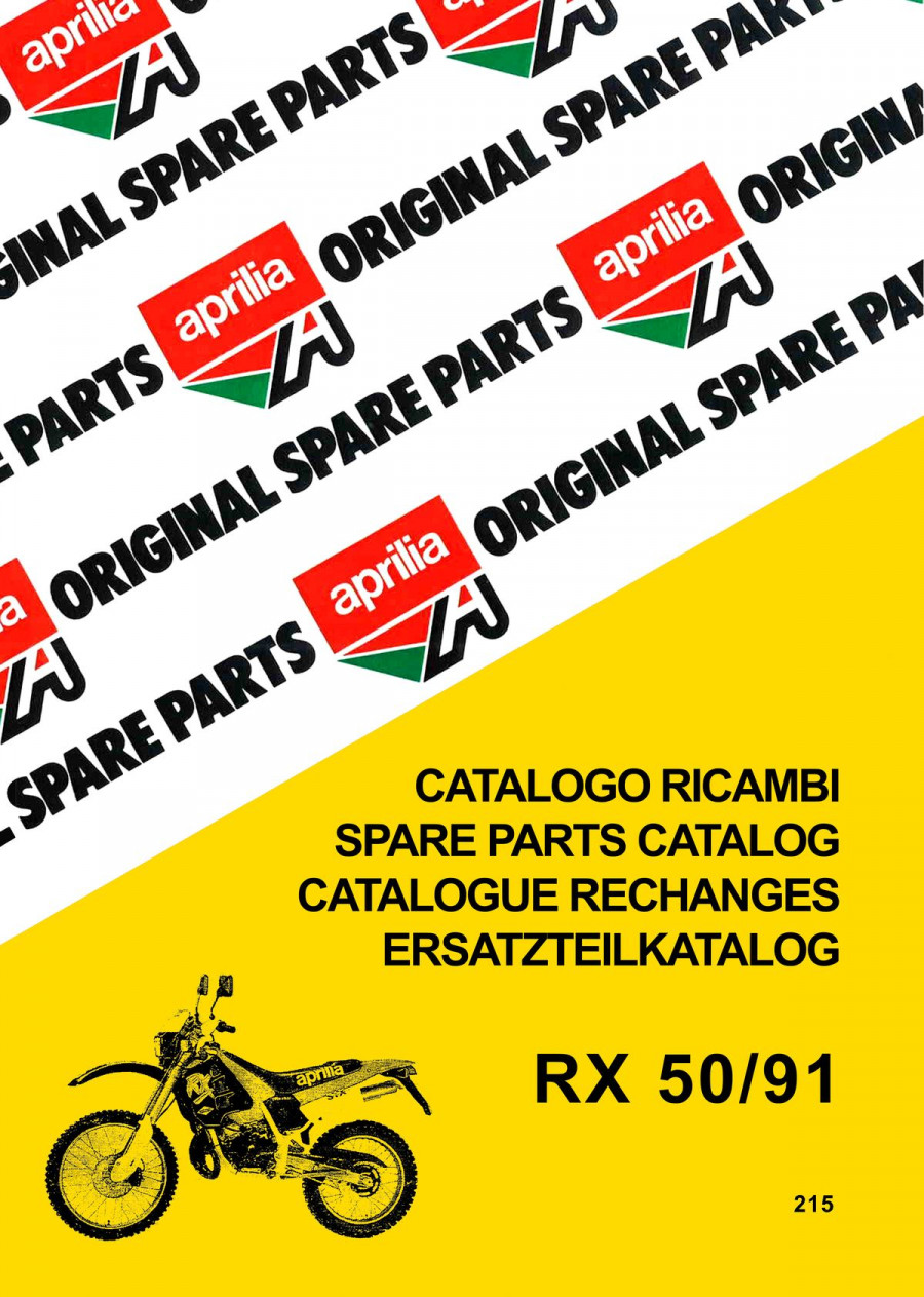 Aprilia RX50 Ersatzteilkatalog