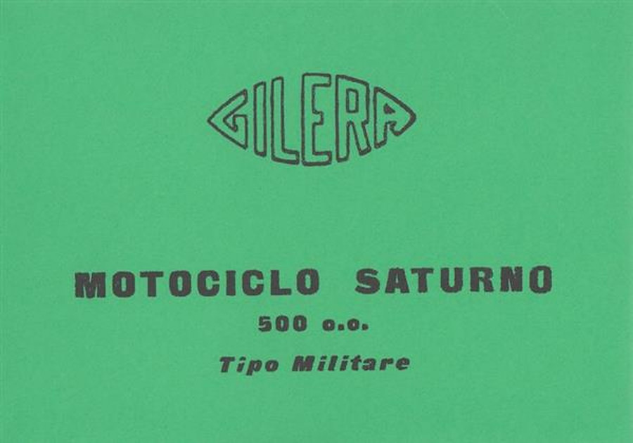 Gilera Saturno 500 Tipo Militare, Parti di ricambio