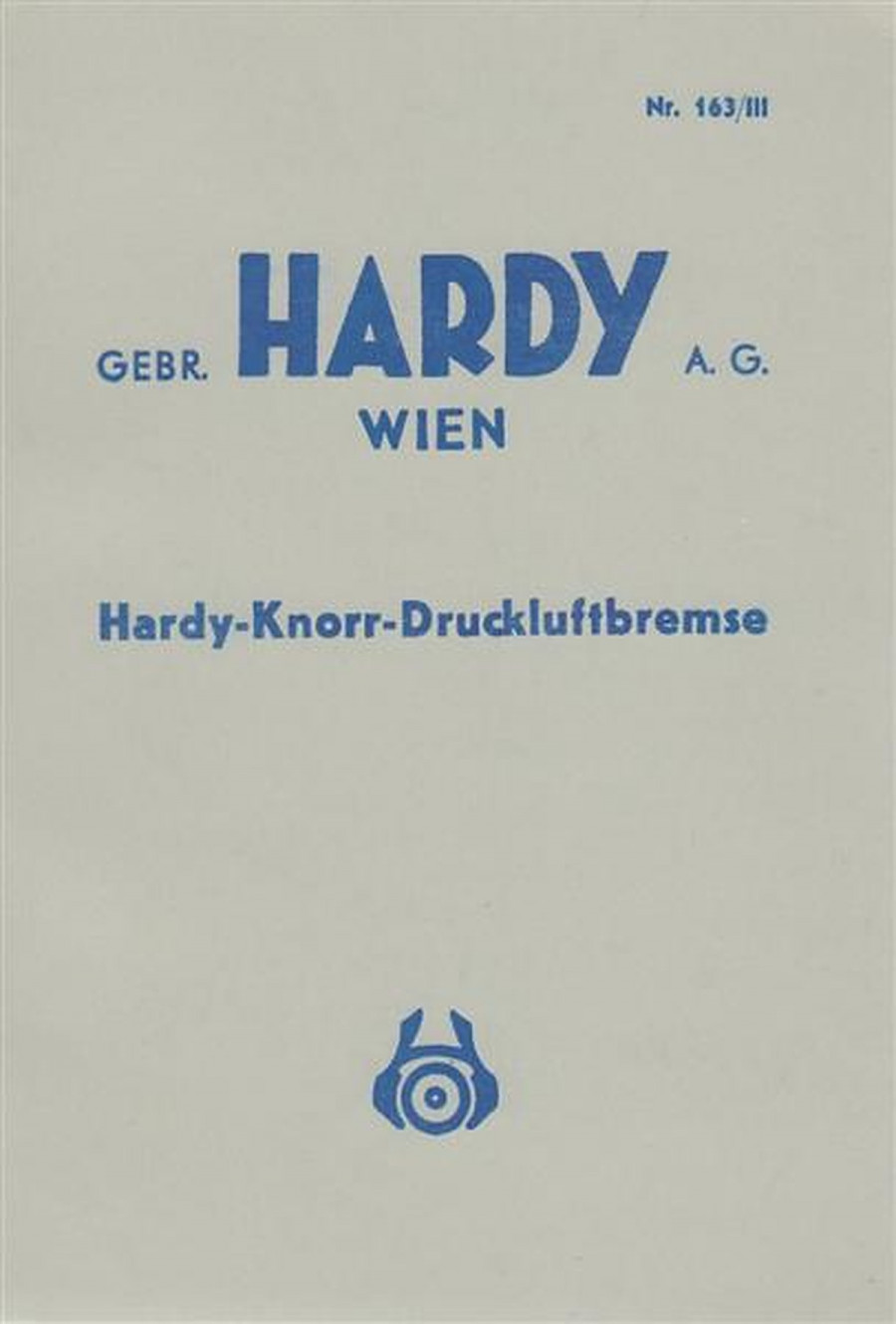 Hardy-Knorr-Druckluftbremse, Anleitung