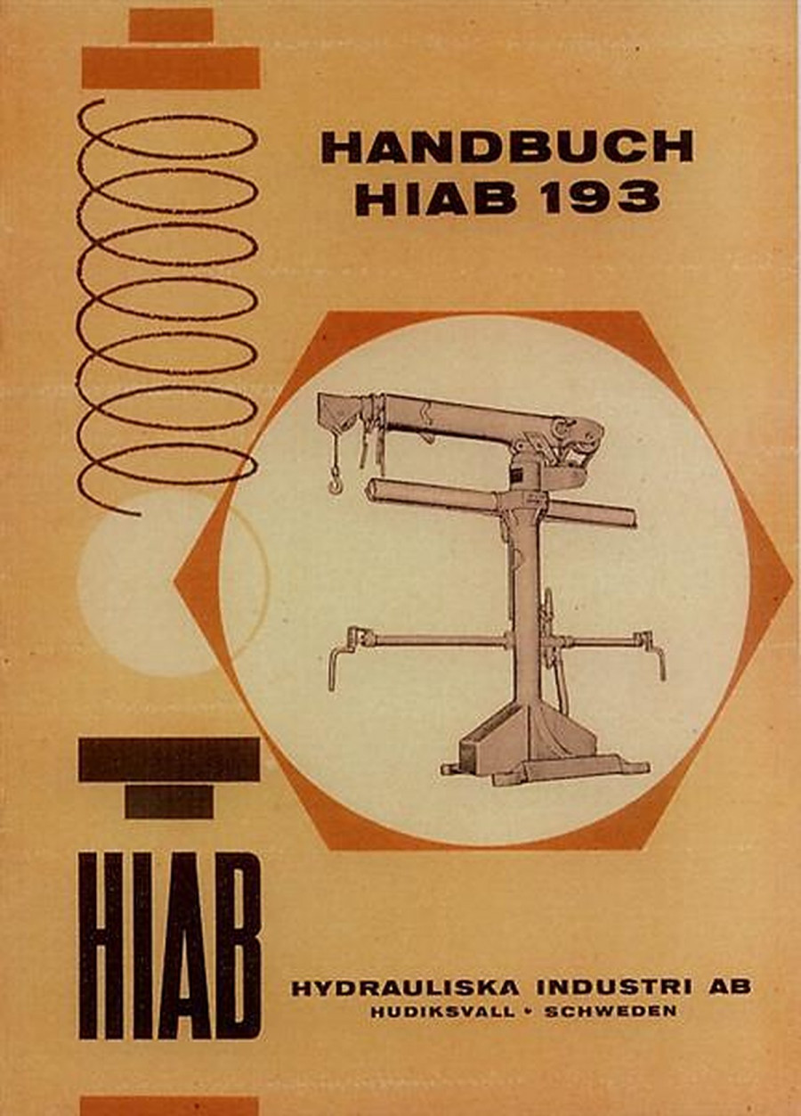 Hiab LKW-Kran Typ 193, Betriebsanleitung