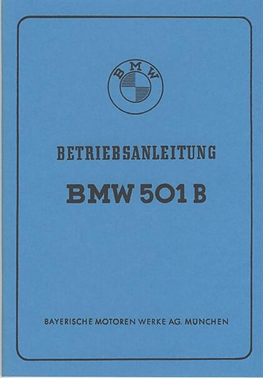 BMW 501 B Betriebsanleitung