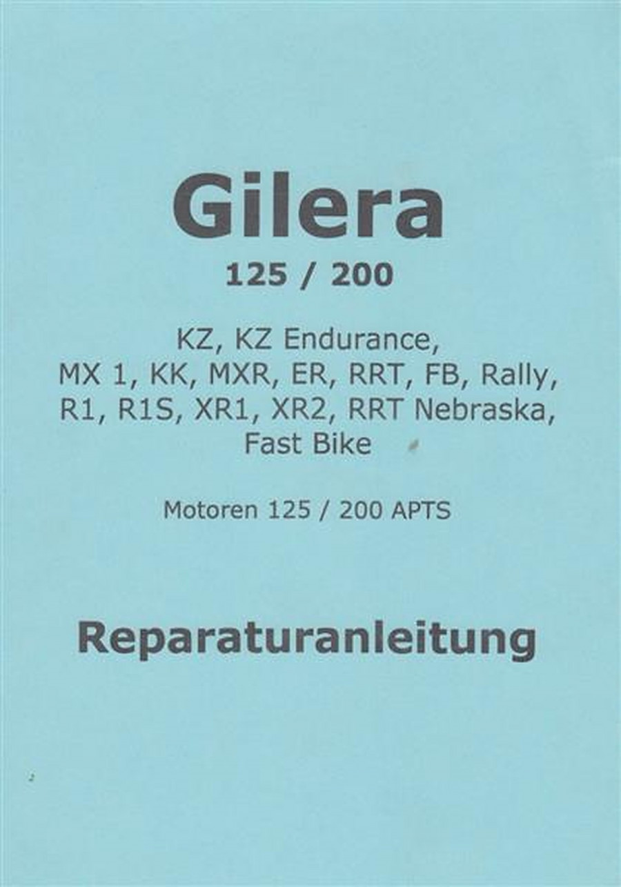Gilera 125 und 200 Reparaturanleitung