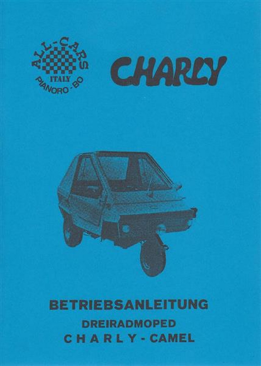 Charly Dreiradmoped Camel, Betriebsanleitung