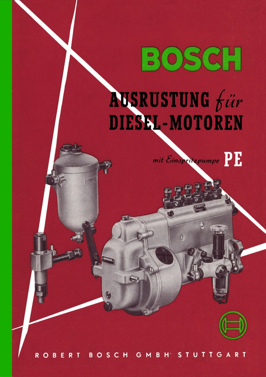 Bosch Ausrüstung für Diesel-Motoren mit Einspritzpumpe PE