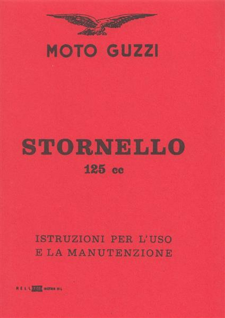 Moto Guzzi Stornello 125 cc, Istruziioni per l'uso e la manutenzione