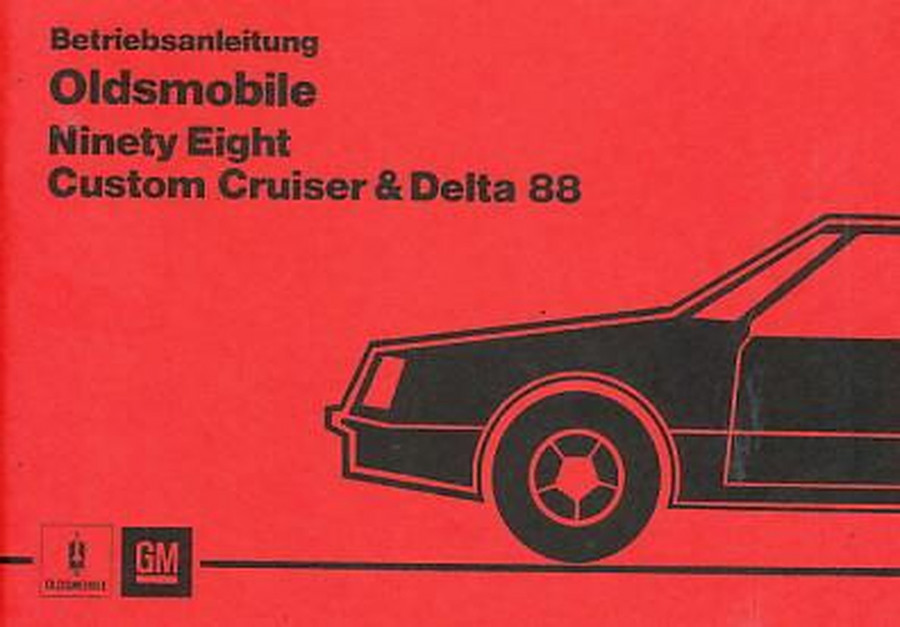 Oldsmobile Ninety Eight, Custom Cruiser & Delta 88, Betriebsanleitung