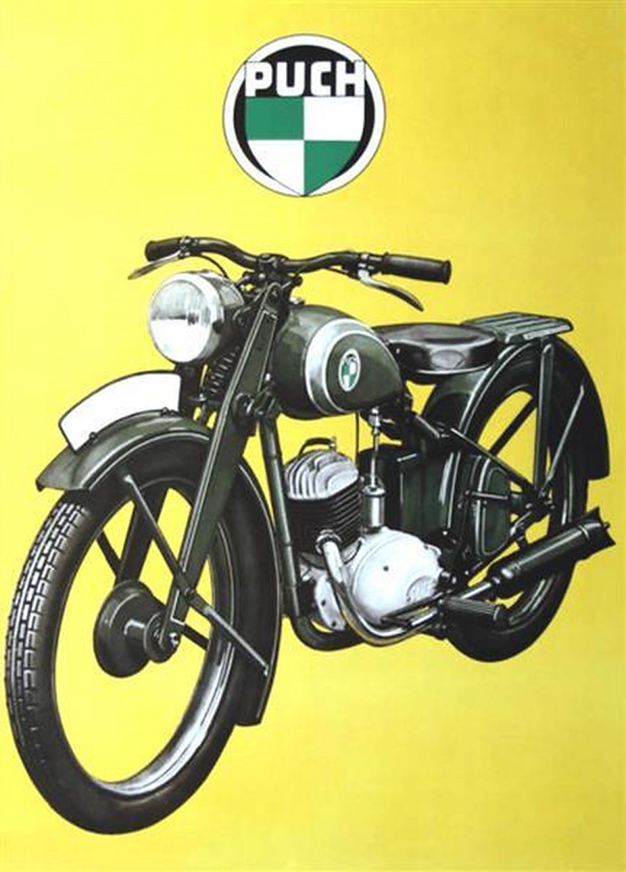 Puch 125 Touren Poster