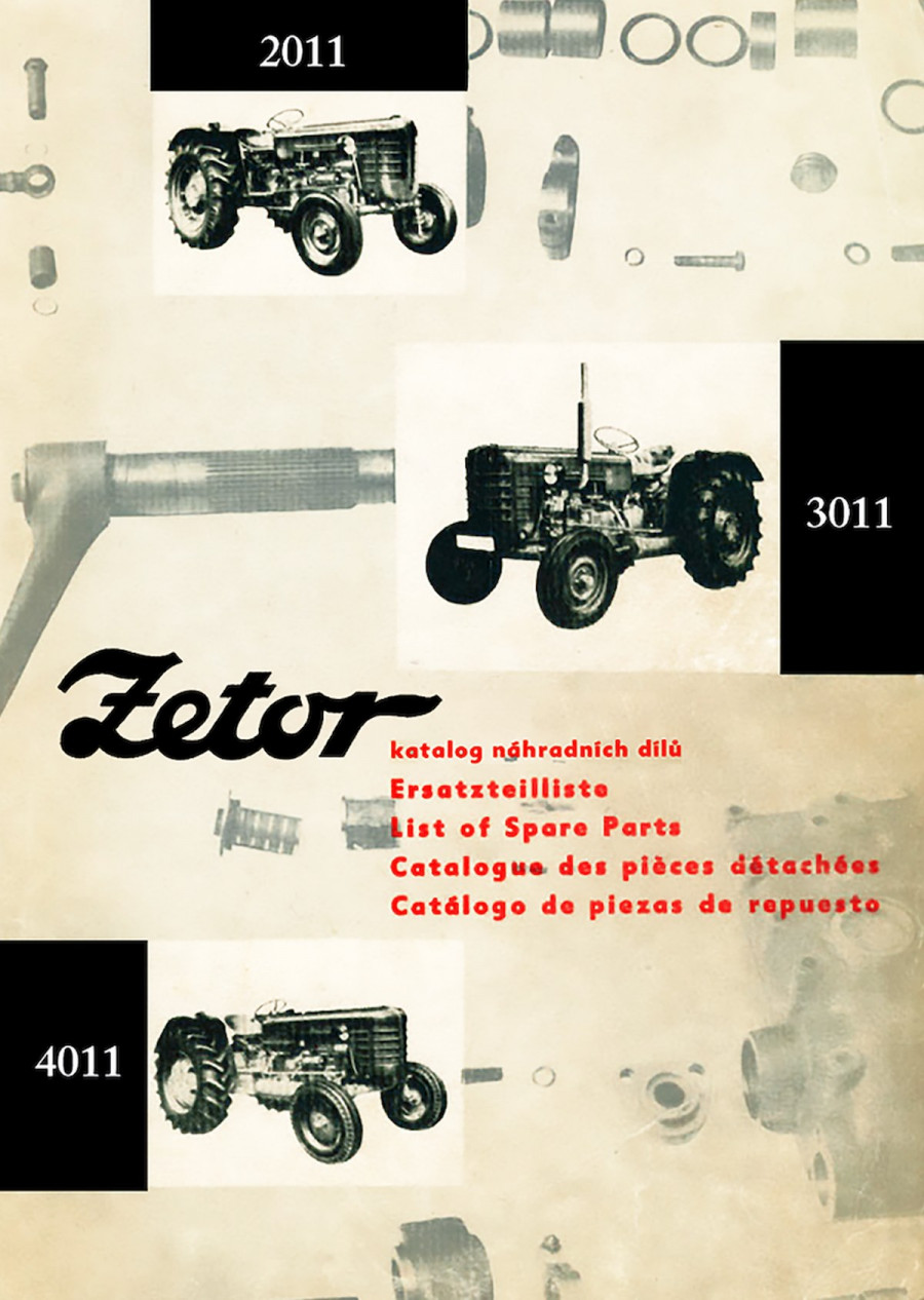Zetor 2011, 3011, 4011 Ersatzteilliste