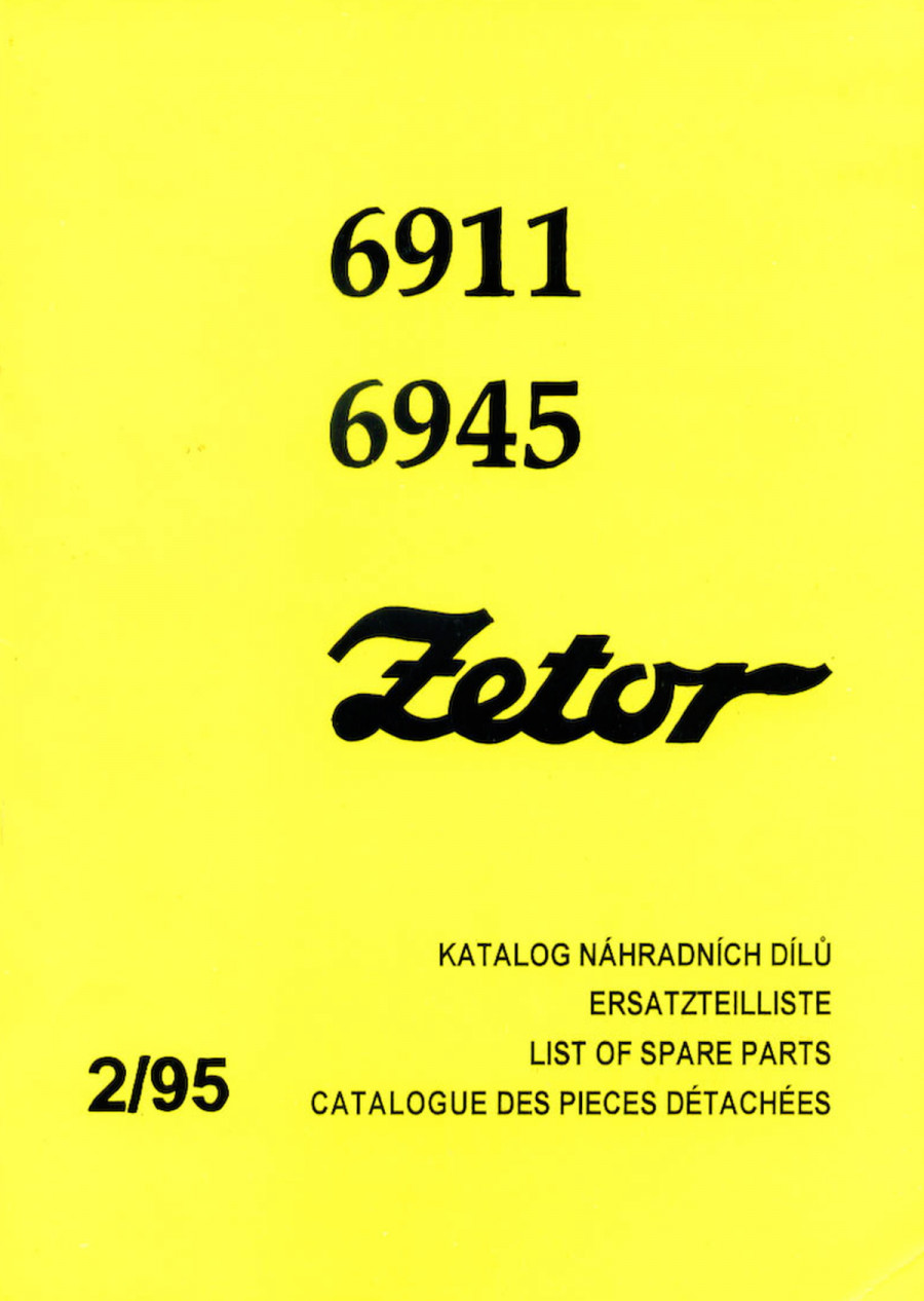 Zetor 6911 und 6945 Ersatzteilkatalog