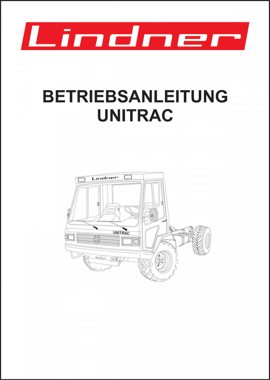 Lindner Unitrac 60 Unitrac 75 Betriebsanleitung