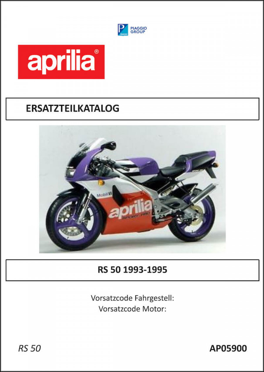 Aprilia RS50 Ersatzteilkatalog