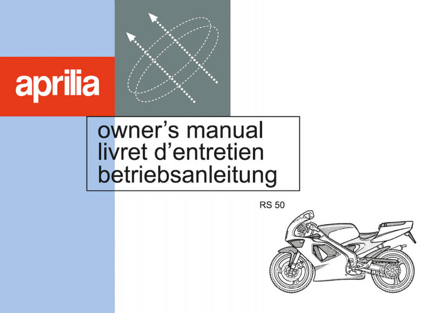 Aprilia RS50 Betriebsanleitung