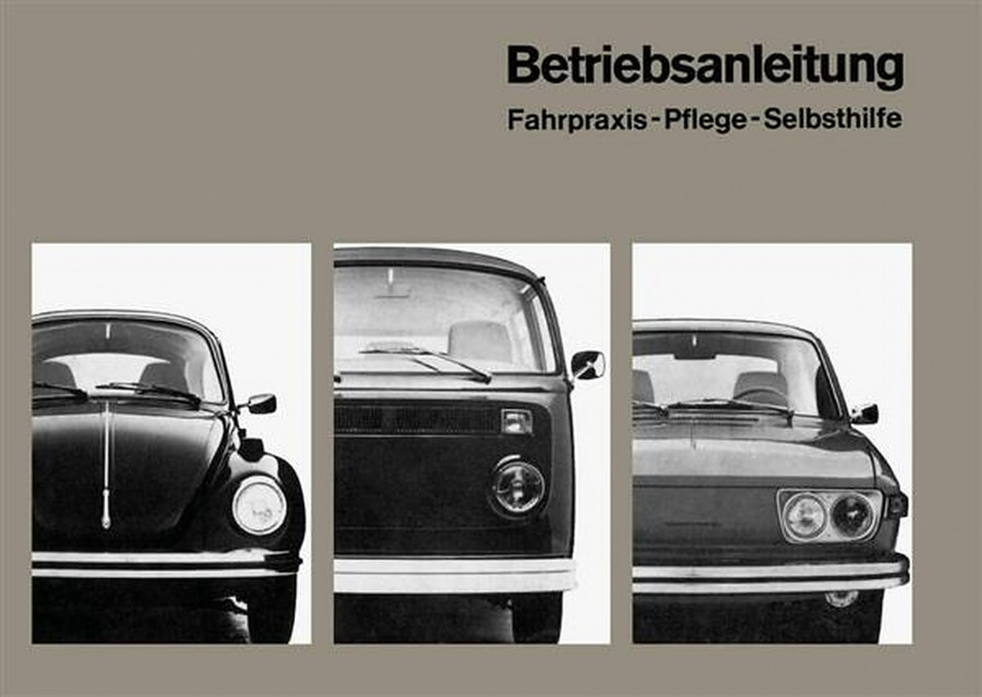 VW Betriebsanleitung Teil 2: Typ 1, 2 und 4