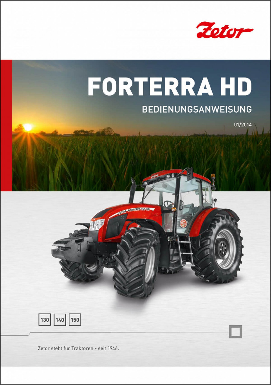 Zetor Forterra HD 1 Betriebsanleitung